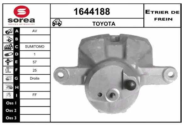 Brake Caliper (1644188)