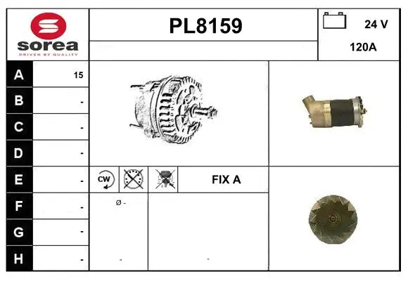 Alternator (PL8159)