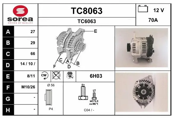Alternator (TC8063)