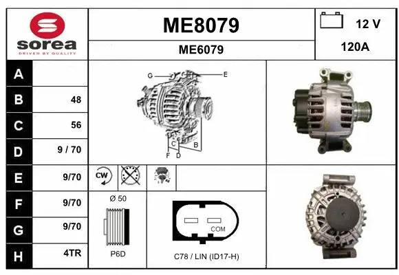 Alternator (ME8079)
