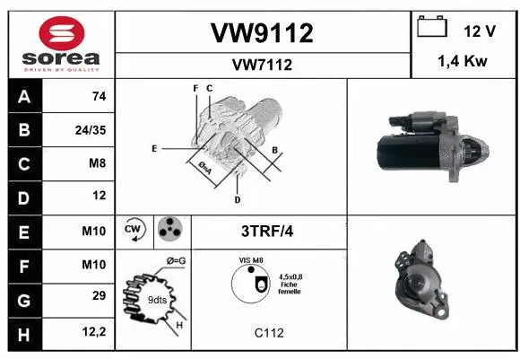 Starter (VW9112)