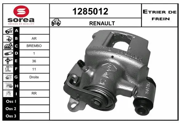 Brake Caliper (1285012)