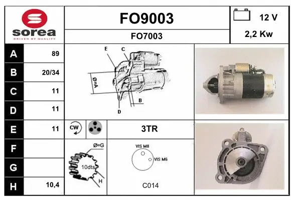Starter (FO9003)