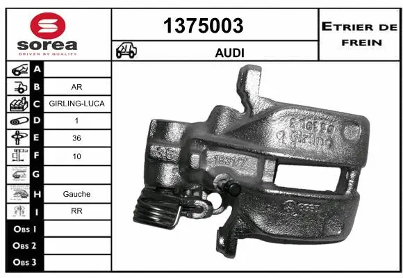 Brake Caliper (1375003)