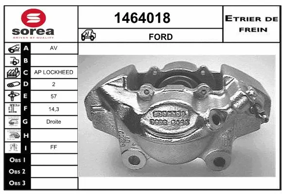 Brake Caliper (1464018)