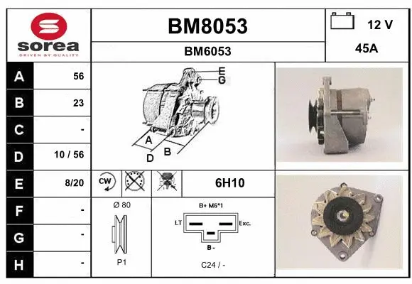Alternator (BM8053)