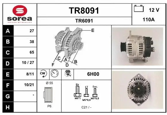 Alternator (TR8091)