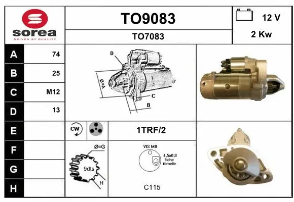 Starter (TO9083)
