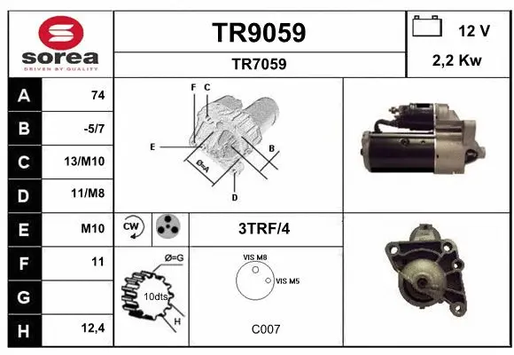 Starter (TR9059)