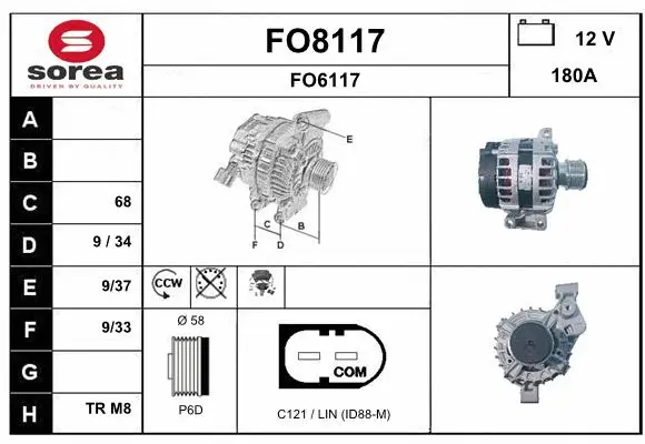 Alternator (FO8117)