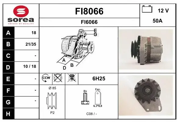 Alternator (FI8066)