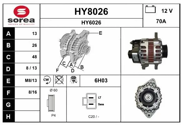 Alternator (HY8026)