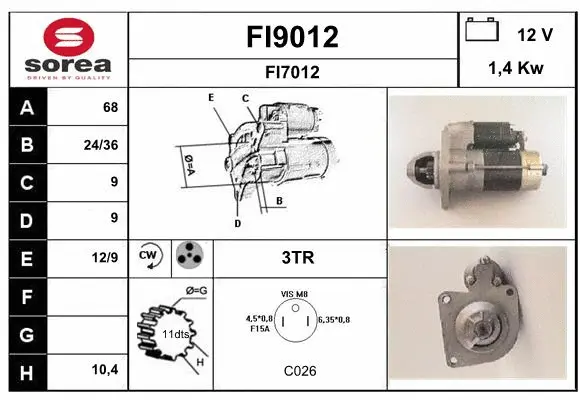 Starter (FI9012)