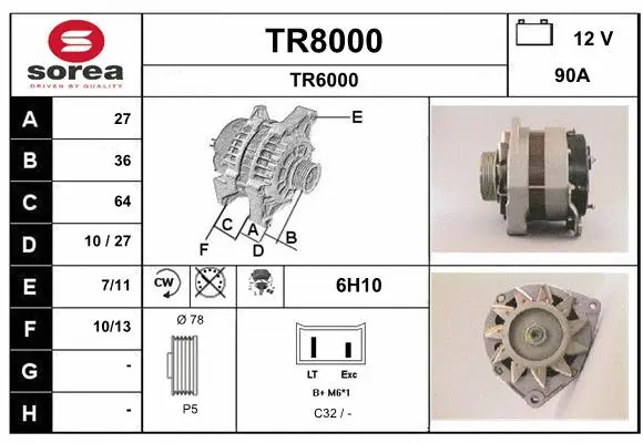 Alternator (TR8000)