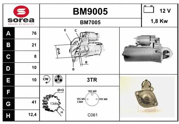Starter (BM9005)