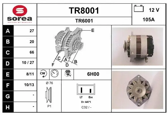 Alternator (TR8001)