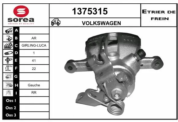 Brake Caliper (1375315)