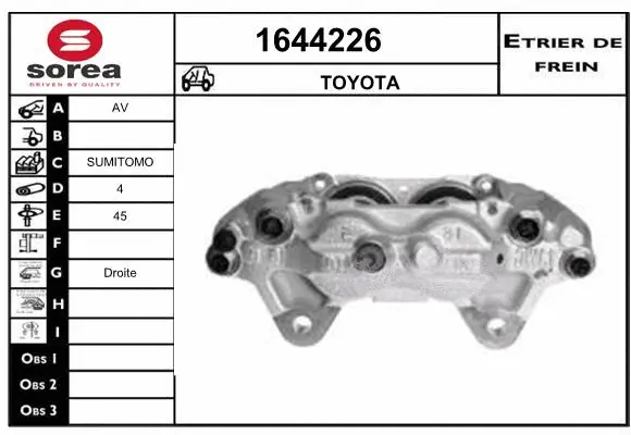 Brake Caliper (1644226)