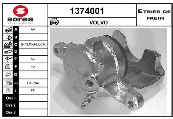 Brake Caliper (1374001)