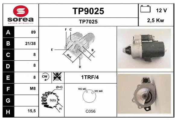 Starter (TP9025)