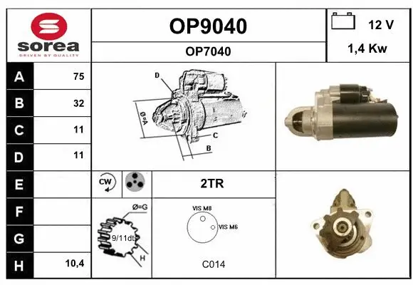 Starter (OP9040)
