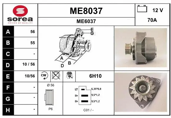 Alternator (ME8037)