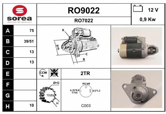 Starter (RO9022)