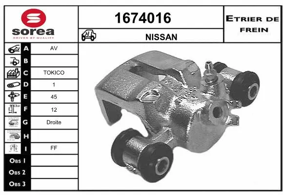 Brake Caliper (1674016)