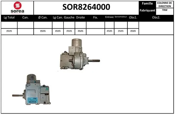 Steering Column (SOR8264000)