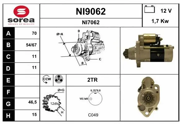 Starter (NI9062)