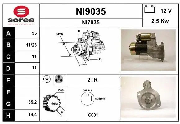 Starter (NI9035)
