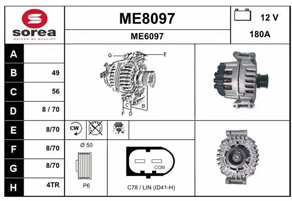 Alternator (ME8097)