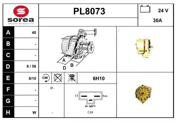 Alternator (PL8073)
