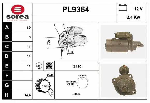 Starter (PL9364)