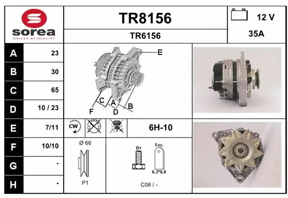 Alternator (TR8156)