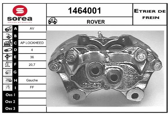 Brake Caliper (1464001)