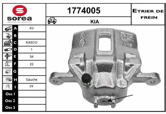 Brake Caliper (1774005)