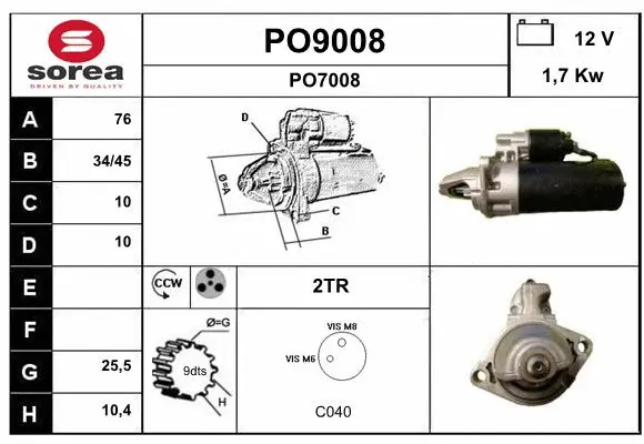 Starter (PO9008)