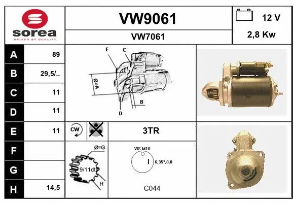Starter (VW9061)