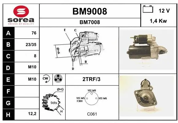 Starter (BM9008)