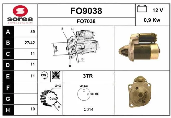 Starter (FO9038)