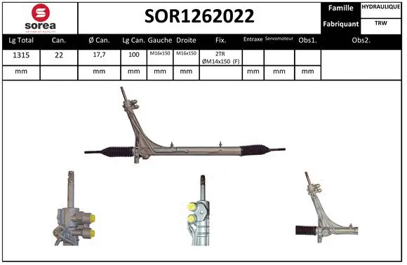 Steering Gear (SOR1262022)