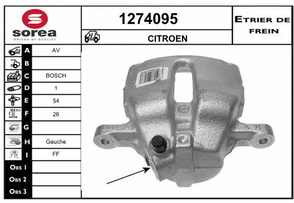 Brake Caliper (1274095)