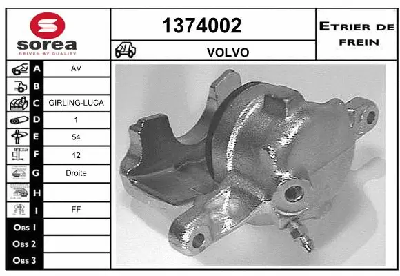 Brake Caliper (1374002)