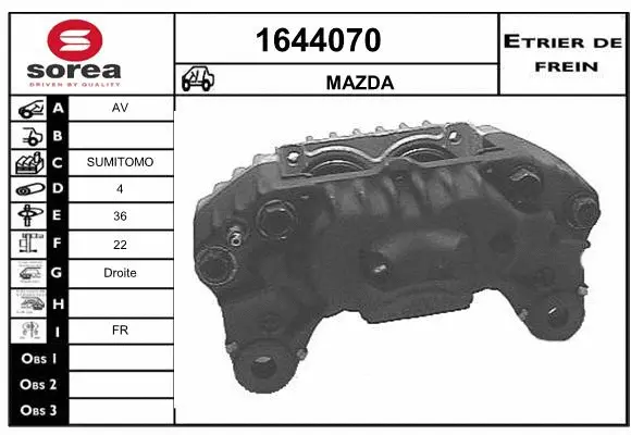 Brake Caliper (1644070)