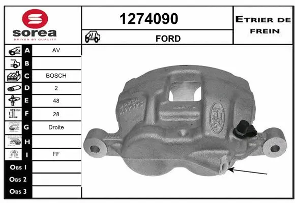 Brake Caliper (1274090)