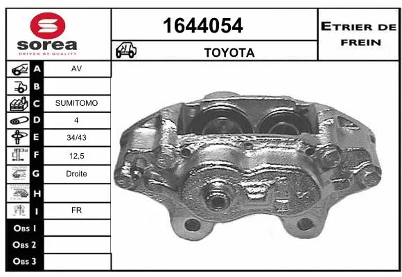 Brake Caliper (1644054)