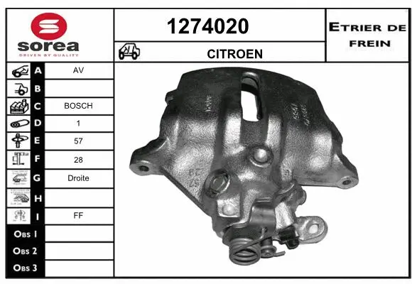 Brake Caliper (1274020)
