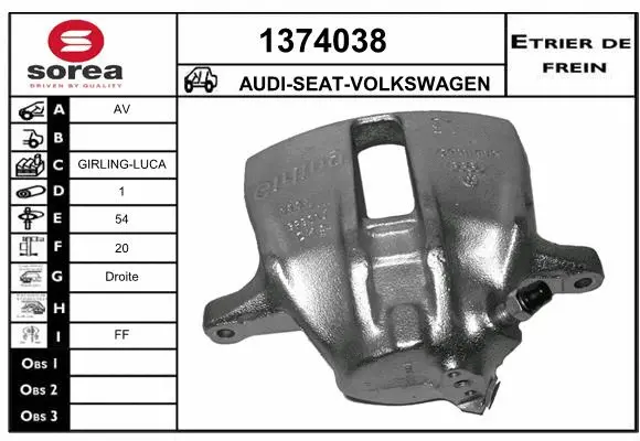 Brake Caliper (1374038)