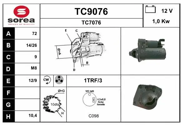 Starter (TC9076)